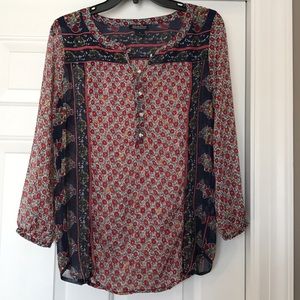 Floral Blouse. Great for Spring!